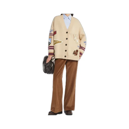 Weekend Max Mara Buttoned V-Neck Cardigan