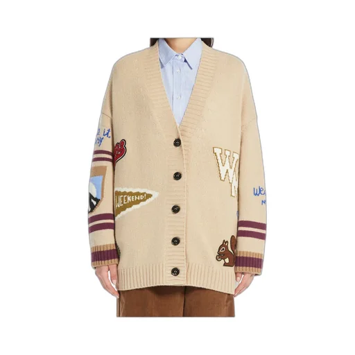 Weekend Max Mara Buttoned V-Neck Cardigan