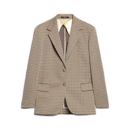 Max Mara Weekend Veletta Jacquard Single-Breasted Blazer
