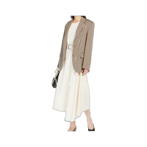Max Mara Weekend Veletta Jacquard Single-Breasted Blazer
