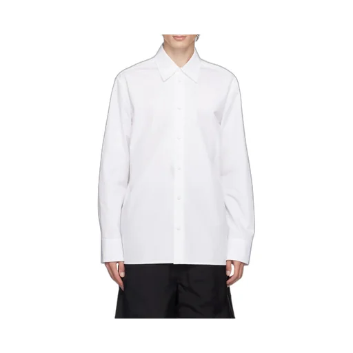 Long-Sleeved Cotton Shirt