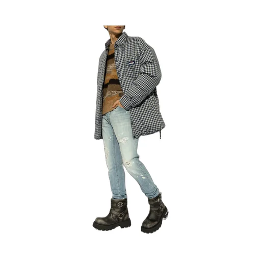 Dsquared2 Distressed Straight-Leg Jeans
