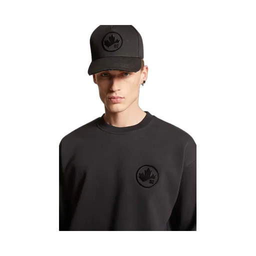 Dsquared2 Logo Patch Crewneck Sweatshirt