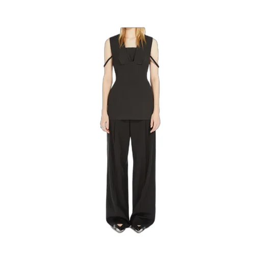 Corset-Style Sleeveless Top