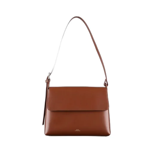 A.P.C. Virginie Logo Printed Shoulder Bag