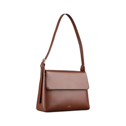 A.P.C. Virginie Logo Printed Shoulder Bag