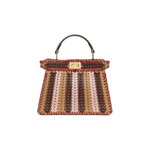 Fendi Peekaboo Iseeu Braided Tote Bag