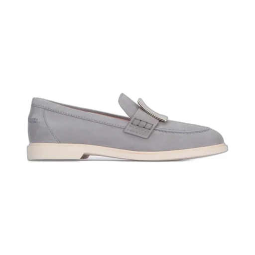 Roger Vivier Buckle Detailed Round Toe Loafers