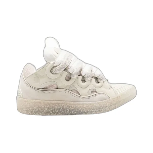 Lanvin Curb Lace-Up Sneakers