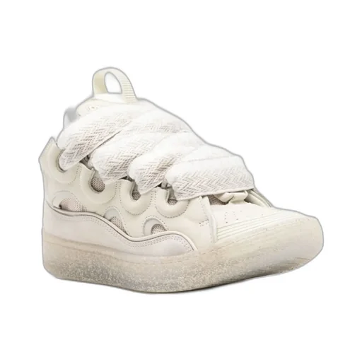 Lanvin Curb Lace-Up Sneakers