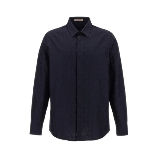 Valentino	Toile Iconographe Jacquard Straight Hem Shirt