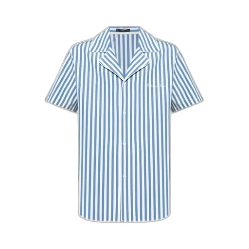 Balmain Short-Sleeved Striped Pyjama Shirt