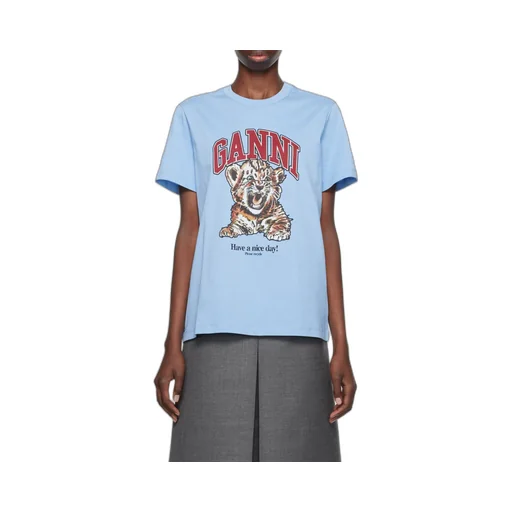 Ganni T-Shirt With Logo
