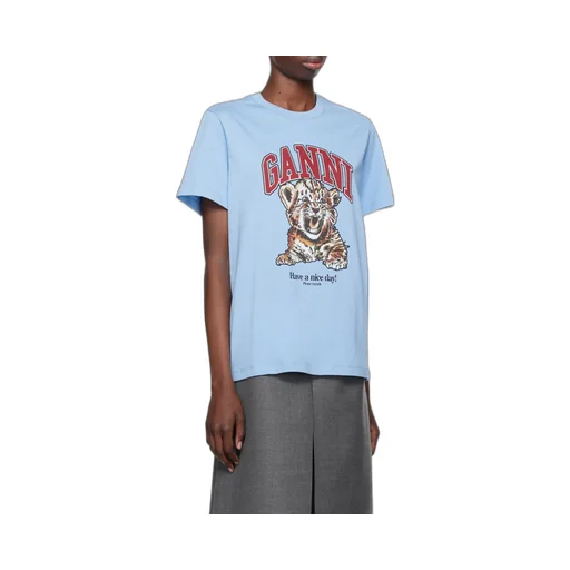 Ganni T-Shirt With Logo