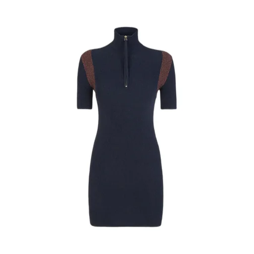 Fendi Fitted Jersey Dress