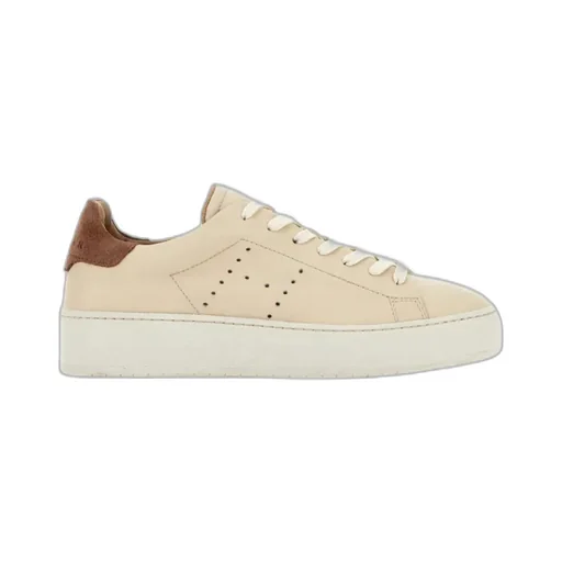 Hogan H672 Round Toe Lace-Up Sneakers