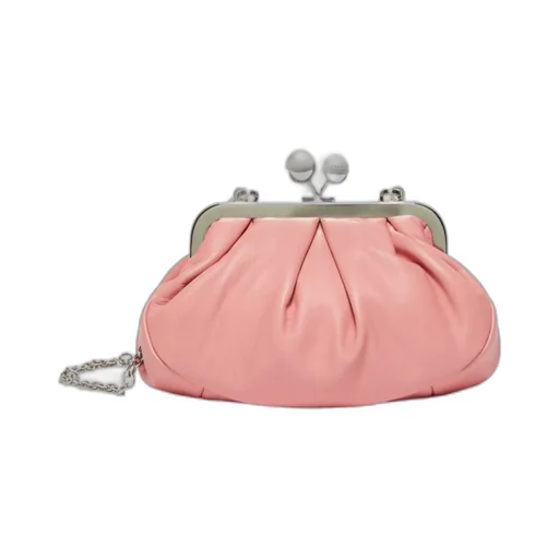 Weekend Max Mara Pasticcino Chain-Link Small Clutch Bag