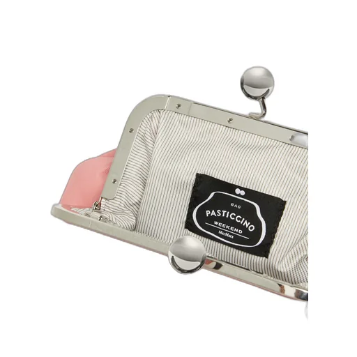 Weekend Max Mara Pasticcino Chain-Link Small Clutch Bag