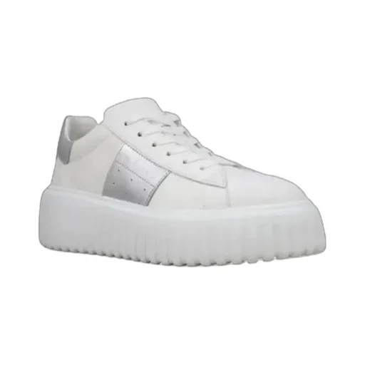 Hogan Round-Toe Lace-Up Sneakers