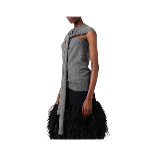 Stella Mccartney Self-Tie Fastened Sleeveless Knitted Top