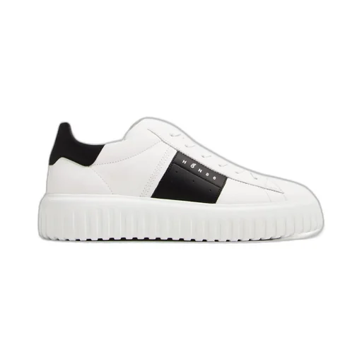 Hogan Round-Toe Lace-Up Sneakers