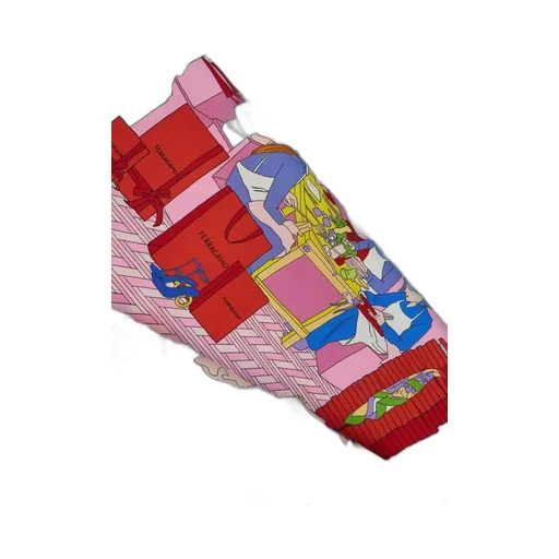 Pattern Silk Scarf