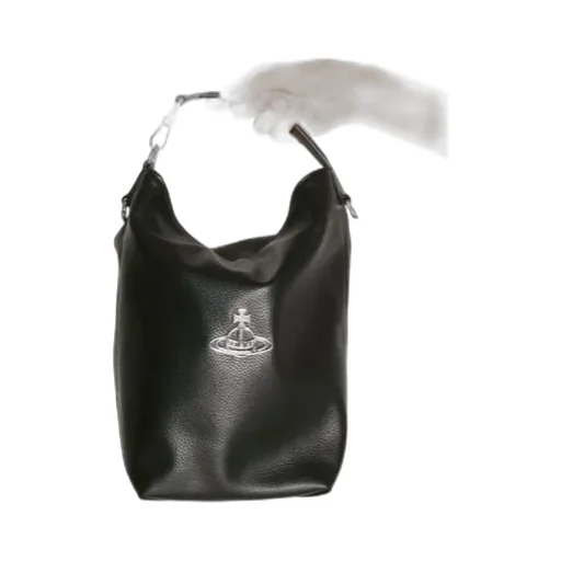 Vivienne Westwood Logo Plaque Bucket Bag