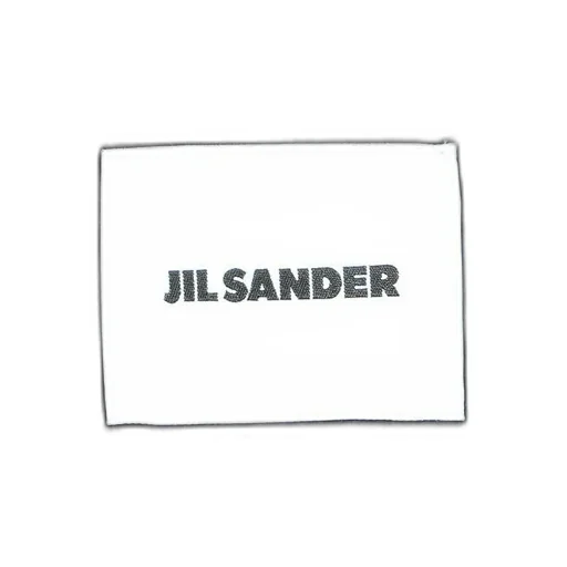 Jil Sander Brushed Logo-Patch Scarf