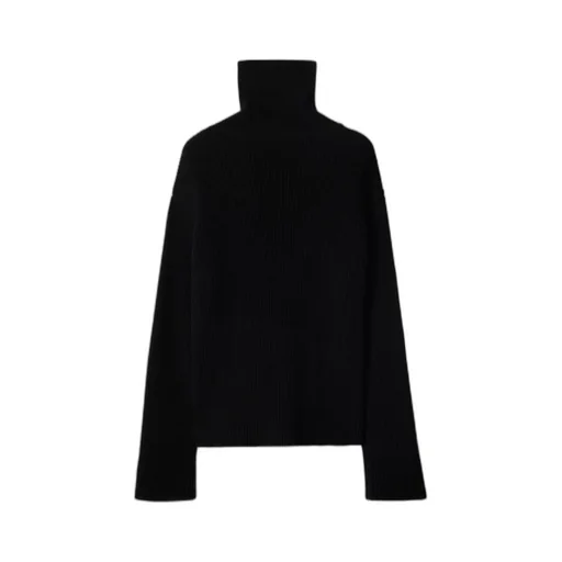 Burberry Ribbed-Knit Zip-Up Cardigan
