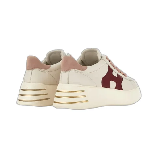 Hogan Rebel Logo Patch Lace-Up Sneakers