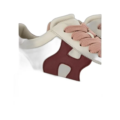 Hogan Rebel Logo Patch Lace-Up Sneakers