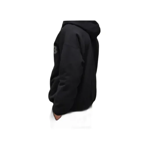 Y-3 Logo Printed Zip-Up Hoodie