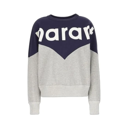 Isabel Marant ÉToile Houston Logo Printed Colourblock Sweatshirt