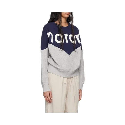 Isabel Marant ÉToile Houston Logo Printed Colourblock Sweatshirt