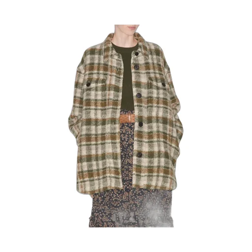 Isabel Marant Toile Harveli Checked Shirt Jacket
