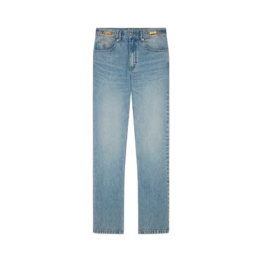 Stella Mccartney Clasp-Embellished Mid-Rise Tapered Jeans