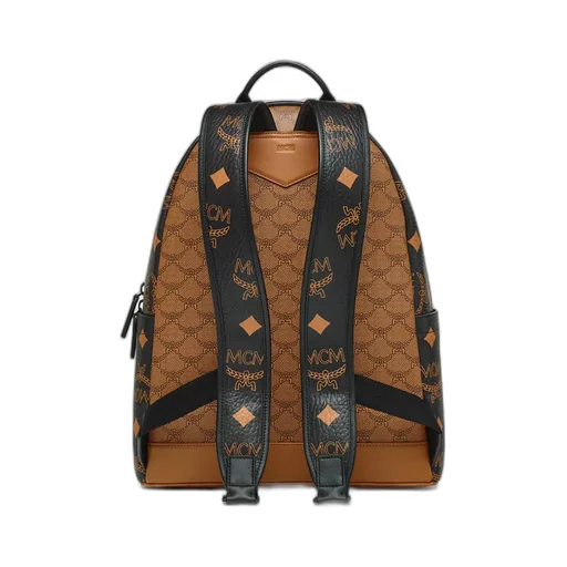 Mcm Zip-Up Backpack