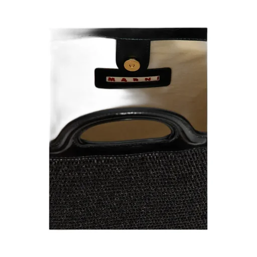 Marni Tropicalia Logo Embroidered Raffia Tote Bag