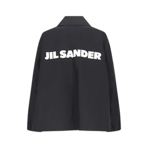 Jil Sander Logo-Printed Textured Jacket