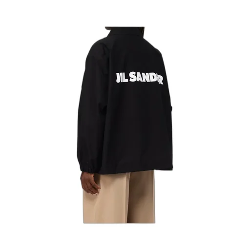 Jil Sander Logo-Printed Textured Jacket