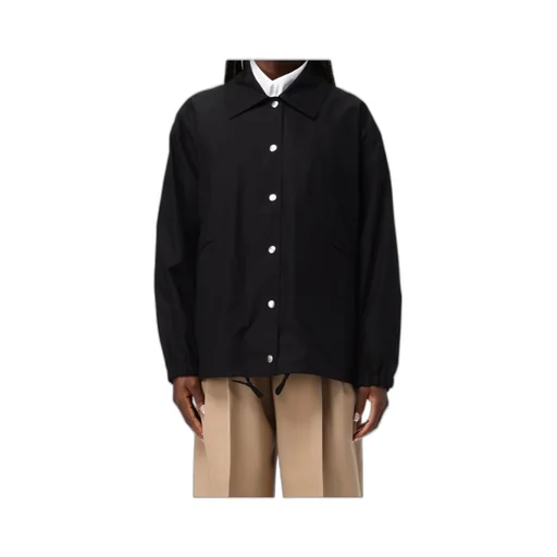 Jil Sander Logo-Printed Textured Jacket