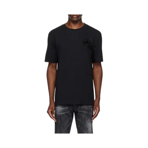 Dsquared2 Logo Patch Crewneck T-Shirt