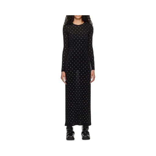 Paco Rabanne	All-Over Embellished Long-Sleeved Dress