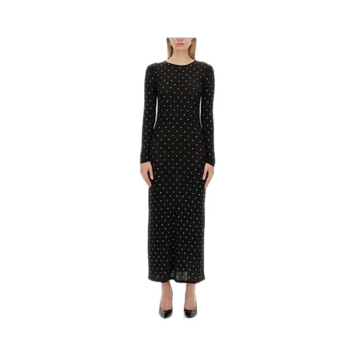 Paco Rabanne	All-Over Embellished Long-Sleeved Dress