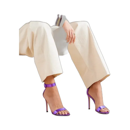Round-Headed High-Heeled Sandals
