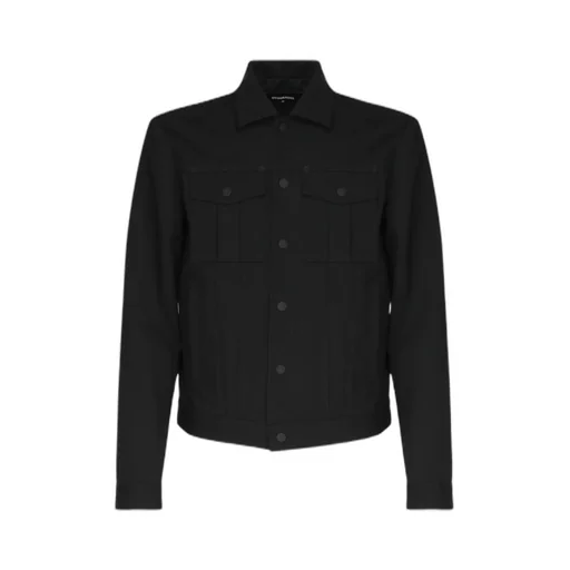 Dsquared2 Long Sleeved Press-Stud Jacket