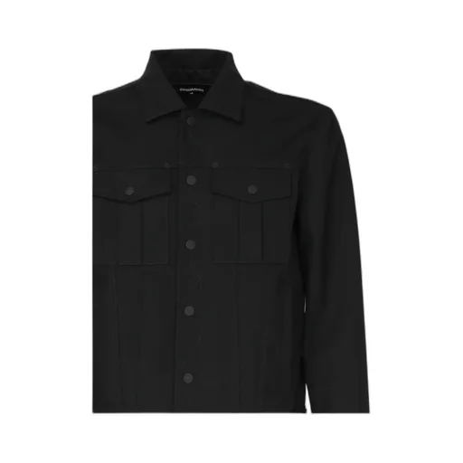 Dsquared2 Long Sleeved Press-Stud Jacket