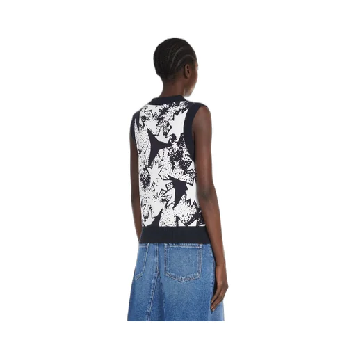 Weekend Max Mara Jacquard Patterned Knitted Vest