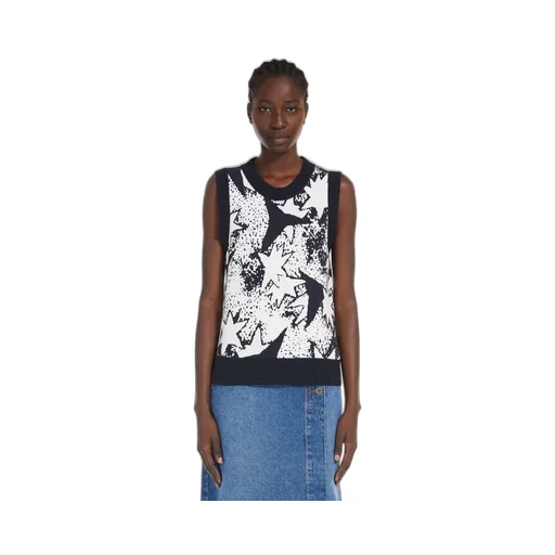 Weekend Max Mara Jacquard Patterned Knitted Vest