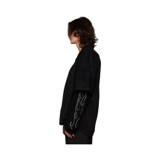 Givenchy Layered Collared Buton-Up Shirt